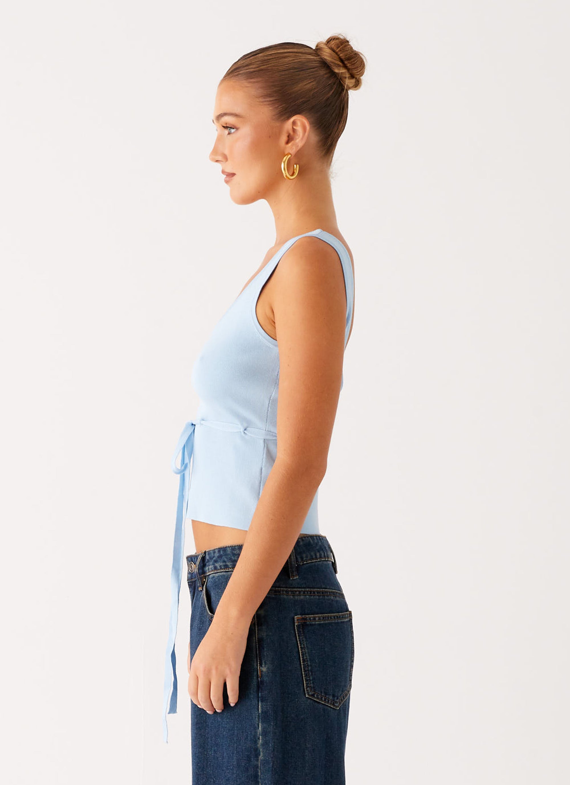 Macall Knit Tank - Blue